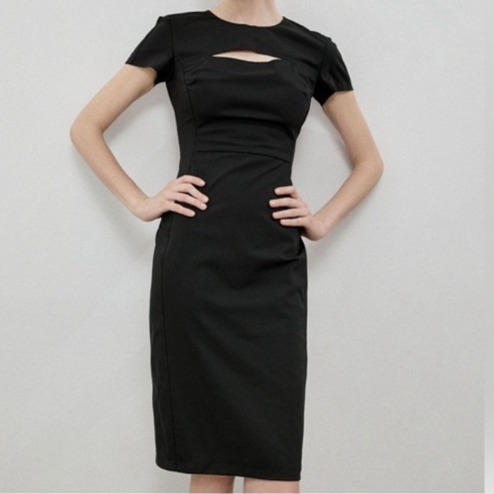Rachel Parcell Exposed Zipper Bodycon Dress